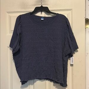 Old Navy Top Size 3X Blue